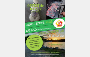 Stage jeunes été 2022 - Inscriptions ouvertes !