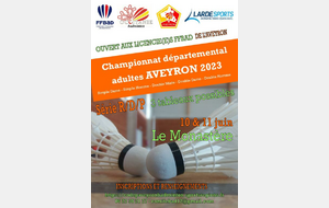 Championnat adultes AVEYRON 2023